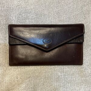 MAYORGA Elegant Brown Leather Men's Wallet